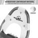 NineTrees Lightweight Aluminum All Terrain Snowshoes 21 inch Grey with Adjustable Ratchet Bindings - Includes Poles and Carrying Tote Bag - Buy Online on GoSupps.com