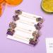 8 Pack Mardi Gras Hair Clips - Glitter Rhinestone Masks & Fleur De Lis Barrettes for Women - Buy Online on GoSupps.com
