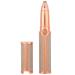 Eyebrow Shaver Portable Safe Lipstick Shape Electric One Key Switch Eye Brow Shaper for Women Girls (Gold)