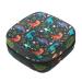 Dinosaur Animal Sanitary Napkin Storage Bag Menstrual Pad Bag Portable Nylon Oxford Cloth Menstrual Cup Pouch with Zipper for Teen Girls Women Ladies Multicoloured 13