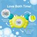 Aycorn Digital Baby Bath Thermometer - LED Fahrenheit Water & Room Temperature Monitor with Safety Warning - Infant Floating Bath Toy - Buy Online on GoSupps.com
