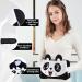 3-in-1 Portable PVC Panda Hot Water Bottle | Soft Waist Cover & Hand Warmer for Pain Relief - Ideal for Kids & Adults - Buy Online on GoSupps.com