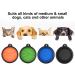 YiMee Collapsible Dog Bowl - Portable Silicone Travel Bowl for Small Pets - Foldable Slow Feeder and Watering Dish - Food Grade Material - Buy Online on GoSupps.com