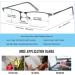 Xnourney Blue Light Blocking Glasses - Lightweight Metal Half Frame with UV Ray Filter, Spring Hinge Eyeglasses (2PCS Black) - Buy Online on GoSupps.com