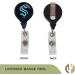 Seattle Kraken NHL Team Retractable Badge Holder Ticket Clip Reel ID - Buy Online on GoSupps.com