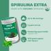 Certified Organic Fresh Spirulina Extra Powder 300g - Improved with Bioavailable Chlorophyll Added - Mint flavoured - Clean Source - 3rd party tested - Measuring Spoon Inside - Made in Canada - Buy Online on GoSupps.com