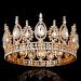 TOBATOBA Gold Crown for Women  Royal Queen Crown  Crystal Gold Princess Tiaras and Crowns for Girls  Wedding Tiara for Bride  Headpiece for Pageants Proms Halloween Costume Renaissance Faire Birthday