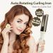 Rotating Curling Iron - Anti-Scald Automatic Curler 1.25 Inch | Adjustable Heat & Fast Heating | Safe Hair Styling Tool (White - Buy Online on GoSupps.com