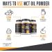 Intentionally Bare Organic MCT Oil Powder - Zero Net Carbs & No Grit Keto Paleo Vegan - 70% C8 | 30% C10 - Excellent in Coffee Tea Shakes Smoothies & Baking - Unflavored - 150 Servings Unflavored 150 Servings - Buy Online on GoSupps.com