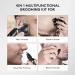 ATEEN Head Shaver - Wet & Dry Electric Razor for Perfect Bald Look | 5D Floating Smooth Shave Grooming Kit for Men | Anti-Pinch, Cordless Rechargeable, LED Display - Silver - Buy Online on GoSupps.com
