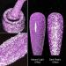 Gel Nail Polish Flash Gel Nail Polish Set Holographic Cat's Eye Gel Nail Polish Dreamy Purple Magnetic Nail Polish With Magnet Oil-Absorbing UV/LED Suitable for DIY Manicure for Girls At Home - Buy Online on GoSupps.com