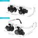 Headband Head Magnifying Glass  Reading Head Loupe  Glasses Magnifier Head Wearing Magnifying Glass with LED Light for Reading Repairing - Buy Online on GoSupps.com