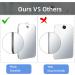 Fogless Shower Mirror 2 Pack (10.7''x8'') - Unbreakable Design for Shaving, Makeup & Camping - Buy Online on GoSupps.com