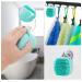 Molain Silicone Dog Cat Bath Brush Comb - Soft Grooming & Massage Brush with Shampoo Dispenser (Blue) - Buy Online on GoSupps.com