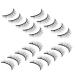 10 Pairs Fake Eyelashes Manga Lashes Cluster False Eyelashes Magnetic Women Eyelashes Natural False Lashes for Women False Lashes Wispy Fake Lashes High-grade Fiber Extend Hardcore