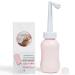 Adorable Pink Peri Bottle - Portable Bidet Upside Down There Softer Care Squeeze | Menstrual Cup Buddy + Waterproof Travel Bag | NO More Wasting Toilet Paper Messy Period wash Changing 300 ml (10 oz) Adorable Pink 10.0 ounces