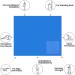 5BILLION XL Foam Balance Pad for Physical Therapy & Yoga - Non-Slip Exercise Pad for Fitness & Stability Workouts - Blue, Large Size (19.6 x 15.7 x 2.4) - Buy Online on GoSupps.com