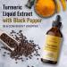 Organic Turmeric Curcumin Liquid Drops with Black Pepper - 4 fl oz | Alcohol-Free & Vegan Formula - Buy Online on GoSupps.com
