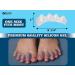 Toe Spacers for Pain Relief | Bunion Corrector & Toe Separators for Men & Women | Yoga & Workouts - Clear - Buy Online on GoSupps.com