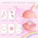 Canvalite Unicorn Bath Bombs for Kids - 6 Pc Gift Set with Surprise Inside | Organic Natural Spa Fizzy Bubbles | Skin Friendly | Fizz Balls with Jewelry Toy | Strawberry Scented - Buy Online on GoSupps.com