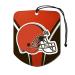 FANMATS 61567 NFL Cleveland Browns Hanging Car Air Freshener, 2 Pack, Black Ice Scent, Odor Eliminator, Shield Design with Team Logo