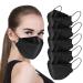 50Pcs Black KF94 Disposable Face Masks 4-Layer Safety Face Mask 50 Count (Pack of 1) Black