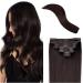 Hair Extensions Clip in Hair Extensions Human Hair Dark Brown Human Hair Clip in Hair Extensions Real Human Hair Double Lace Weft Brazilian Virgin Human Hair Extensions (#2) Natural Human Hair(20inch 20inches 240g - Buy Online on GoSupps.com