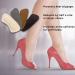 Comfort Heel Pads for Shoes - Leather Heel Cushions for Pain Relief & Blister Prevention - High Heel Comfort Pads for Men & Women - 4 Pairs Dark Grey - Buy Online on GoSupps.com