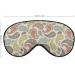 Shop Retro Paisley Sleep Mask for Women | Adjustable Eye Shades with Elastic Strap - Perfect for Travel & Sleep - Buy Online on GoSupps.com