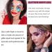 Mermaid Scale Body Glitter Gel - Long Lasting Sparkling Cream for Eyes, Lips, Nails, and Hair - Silver White Color - Festival Party Makeup Glitter with Sponge Brushes - Buy Online on GoSupps.com