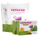 HepaFar liver detox package - Mariend thistle artichokes green tea dandelion complex - vitamin E phospholipids - 60 capsules 40 tea bags for 30 days - innovative patented detoxification - sensilab