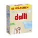 Dalli Sensitive full-detergent powder I 48 Washpieces I Good skin tolerance with excellent washing force |White laundry |3.12 kg