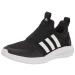 adidas Unisex-Child Activeride 2.0 Sport Slip-on Running Shoe Big Kid (8-12 Years) 4 Big Kid Black/White/Black