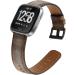 EZCO Leather Bands Compatible with Fitbit Versa/Versa 2 / Versa Lite  Vintage Genuine Leather Band Replacement Strap Wristband Accessories Man Women 5.5-7.8 Wrist Compatible with Versa Smart Watch Dark Coffee Brown - Buy Online on GoSupps.com