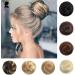 Bun Hair Piece Straight Drawstring Ponytail HairPieces for Women Girls Synthetic Chignon Hair Bun Clip In Hair Extensions Hairpieces with Drawstring Hair Pieces for Women (Color : 101) - Buy Online on GoSupps.com