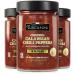 Tuscanini Premium Chopped Calabrian Chili Peppers In Olive Oil 9.2oz (3 Pack) Just 3 ingredients All Natural Nothing Artificial Product of Italy Kosher