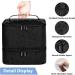 CTWWFS PU Leather Nail Polish Organizer & Lamp Case - Holds 30 Bottles, Manicure Tools Storage - Black - Buy Online on GoSupps.com