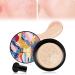 Mushroom Head Air Cushion CC Cream Upgrade Air Cushion CC Cream Mushroom Head BB Cream Face Make Up Long Lasting Matte Moisturizing Concealer for All Skin Types(Natural)