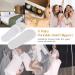 Buy 5 Pairs of Portable Wedding Slippers for Brides - Open Toe Spa Slippers for Guests Ideal for Hotels & Parties - White Size 44 EU - Buy Online on GoSupps.com
