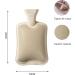 Comfortable Green Hot Water Bottle with Soft Cover - Ideal for Body & Back Warmth | Hand Warmer for International Shipping - Buy Online on GoSupps.com