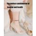 99% Pure Copper Adjustable Anklet Bracelet for Women - Double Row Magnets Copper Jewelry Gift - Buy Online on GoSupps.com