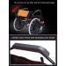 Manual Folding Wheelchair Lightweight Self-Propelled Wheelchairs Travel Elderly Disabled Portable Scooter Trolley Foldable Backrest (Color : A) - Buy Online on GoSupps.com