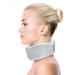 Neck Brace Adjustable Neck Support Neck Brace for Neck Pain and Support Cervical Collar for Sleeping Foam Cervical Collar for Neck Soreness Strains Spinal Discomfort and Neck Injuries (Grey M)