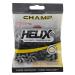 Champ Golf Helix Spikes (Disc Pack) Silver/Black