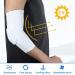 VOCOSTE 2pcs Elbow Brace - Support Sleeve for Joint Pain Relief | XL White Elbow Pad for Men & Women International Shipping Available - Buy Online on GoSupps.com