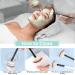 Buy Slim Soft Facial Fan Brush Set - 4 PCS Black & White Applicator Brushes for Masks & Makeup - Ideal for Glycolic Peel & Mud Cream Treatments - Buy Online on GoSupps.com