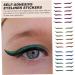 POPETPOP 18 Pairs Anti Sweat Eyeliner Eyeshadow Two Sided Tape Eye Line Sticker Template Man Halloween - Buy Online on GoSupps.com