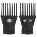 Kichvoe 2pcs Hair Dryer Comb Attachment Universal Detangling Blow Dryer Comb For Home And Barbershop Salon