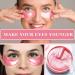 Fusang Under Eye Patches - 30 Pairs, Moisturizing Eye Mask for Puffy Eyes & Dark Circles, Reduce Fine Lines, Smooth Wrinkles & Hydrate, Pink Eye Pads - Buy Online on GoSupps.com