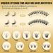 Individual QUEWEL Cluster Lashes - 320 Pieces of 0.07D Curl Eyelash Extensions | Natural DIY Mix 9-16mm at Home - Buy Online on GoSupps.com